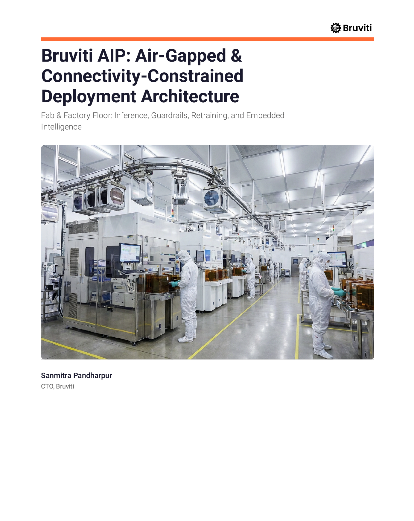 White paper cover: Air-gapped deployment architecture